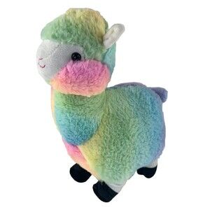 Peek A Boo Toys Rainbow Alpaca Llama Plush Stuffed Animal Gift Toy Easter Basket